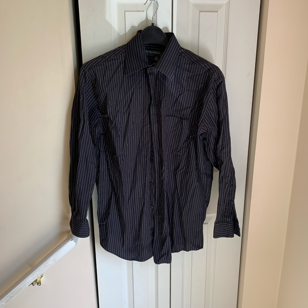 Perry Ellis Dress Shirt Neck 16 32/33 Large